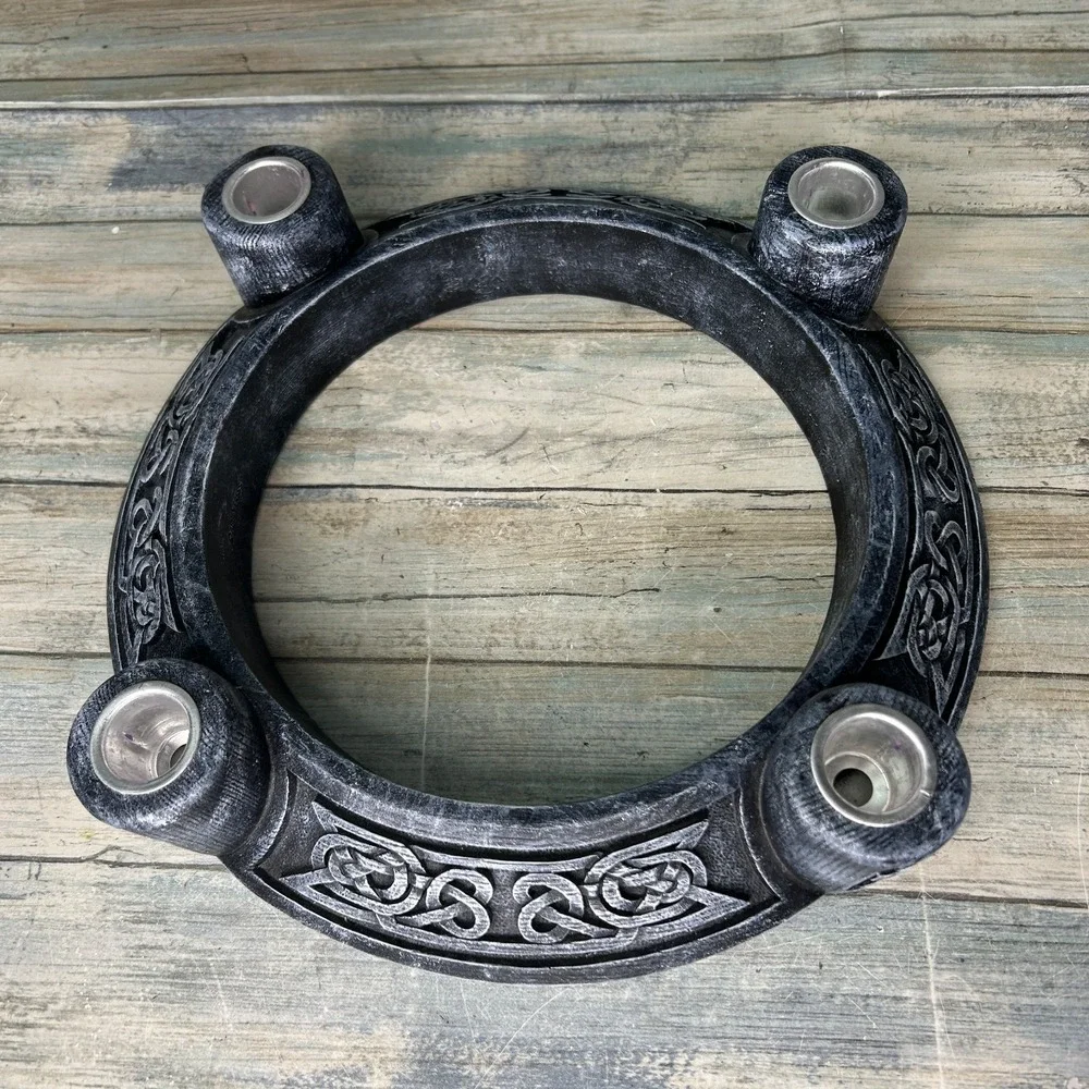 Celtic Knot Candle Holder Advent Wreath Abbey Press Irish Holiday Wedding